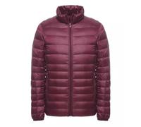 AYAZER Piumino Leggero da Uomo per Giovani e di Mezza età Piumino Leggero con Colletto rialzato di Grandi Dimensioni Piumino Corto D'Anatra Bianco - Borgogna - M