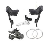 AYBDSJNWSF Compatibile for Micro Bici Da Strada Comandi 3x7 3x8 3x9 3x10 3X11 Velocità Leva del Freno Della Bicicletta 2x7 2x8 2x9 2x10 Deragliatore