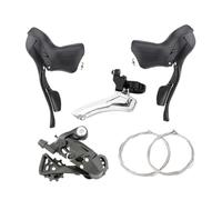AYBDSJNWSF Compatibile for Micro Bici Da Strada Comandi 3x7 3x8 3x9 3x10 3X11 Velocità Leva del Freno Della Bicicletta 2x7 2x8 2x9 2x10 Deragliatore