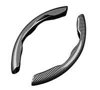 AYBEN 2 Pezzi Auto Coprivolante, per MG ZS 2017 2018 2019 2020 2021 2022 2023 Protezione per Volante Segmentata Copri in Traspirante Antiscivolo Accessori,A