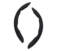AYBEN 2 Pezzi Auto Coprivolante, per Nissan X-Trail T32 2014-2024 Protezione per Volante Segmentata Copri in Traspirante Antiscivolo Accessori,A Black