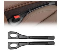2 Pezzi Riempitivo per Fessure Sedili Auto, per Dacia Duster II 2018-2024 2025 Riempimento del Divario del Sedile Striscia a Prova di Perdite,A Black