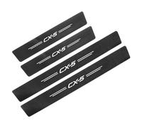 AYBEN 4 Pezzi Battitacco Adesivi Soglie Porte, per Mazda CX-5 CX5 2017-2022 2023 2024 Auto Esterno Piastra Batticalcagno Protezione Porta Soglia Sticker