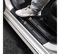 4 Pezzi Battitacco in Fibra di Carbonio, per Smart Fortwo Forfour 453 451 450 Auto Accessori Protezione Esterna del battiscopa del davanzale della Porta