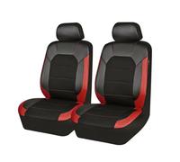 AYBEN Coprisedili Auto Anteriore, per Renault Clio V / 5 2019-2024 Set Copri-Sedile per Guidatore e Passeggero, Accessori Auto Interno,C Red