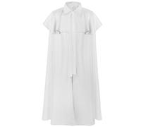 AYBIOSD Adulto Capo della Morte Costume di Halloween Mantello da Vampiro Medievale Steampunk Rinascimento Sacerdote Outift,Bianca,XL