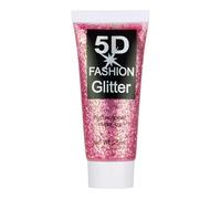AYBUY Glitter Corpo Gel, 25ml Gel Glitter Viso, Make up gel, Viso, Capelli, Unghie, Occhi, Labbra, Chunky Brillantini per capeli Decorazione per Musica, Festival, in Maschera(B-Rosa)