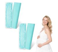 AYBUY Impacchi Di Ghiaccio Perineali Riutilizzabili, Assorbenti Post Parto | confezione calda e fredda per le donne dopo la gravidanza, Cuscinetto Terapia Riutilizzabile (2PCS, Azzurro chiaro)