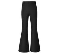 AYBUY Pantaloni a Zampa Uomo, Pantaloni Hippie Uomo Anni '70, Elasticizzata Pantaloni Svasati da Uomo, Annata Pantaloni a Zampa D'elefante per Carnevale, Discoteca, Taglia 3XL(Nero)