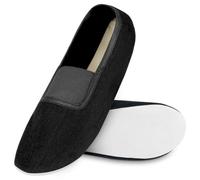 AYBUY Scarpe da Ginnastica Artistica, Ginnastica Ballo Pantofole per Bambini e Adulti, Scarpe Ritmica Nero in Tela(23-24cm)