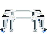 AYCDL Base per Lavatrice, Base Regolabile per Lavatrice, Base per Mobile Frigorifero di Grandi Dimensioni, Supporto per Asciugatrice da 91-105 Cm con 8 Piedini Resis,White-30cm