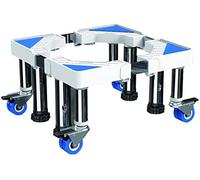 AYCDL Base per Lavatrice, Piedistallo per Lavatrice, Supporto per Asciugatrice, Mobile, Regolabile, Carrello per Frigorifero Multifunzionale, Larghezza 48-66 Cm, Lunghezza 40-7