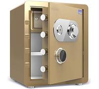 AYCDL Cassaforte, Casseforti E Cassette di Sicurezza per La Casa/Nero/33X38X45Cm,Gold-30X38X30Cm