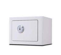 AYCDL Casseforti Cassetta di Sicurezza Semplice con Serratura, Cassetta di Sicurezza Meccanica Casseforti con Serratura in Acciaio Ad Alta Sicurezza per Casa Ufficio Cassa di,White-a