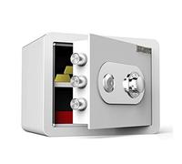 AYCDL Casseforti da 35 Cm, Cassetta di Sicurezza Meccanica con Password, con Chiave, Mini Cassaforte con Codice Invisibile da Comodino/C,C