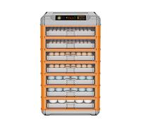 AYCDL Incubatrice Digitale per Uova con Girauova Automatico, Macchina per Schiusa di Pollame con Controllo della Temperatura, Grande Allevatrice Digitale Generale per La Schius,Orange