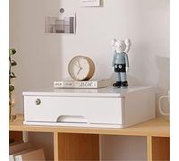 AYCDL Mobiletto Portadocumenti da Scrivania - Scatola Portaoggetti da Scrivania, Mobiletto Portadocumenti da Scrivania con Cassetti Chiudibili A Chiave, Scatola Porta,C-1 Drawer