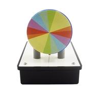 AYCDL Modello scientifico educativo del Disco a Colori di Newton Modello didattico di Fisica Display Solare a Sette Colori Principio di sintesi della Luce Sintesi del Disco a Sette