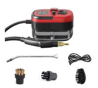 AYCDL Pulitore a vapore portatile da 2500 W, ad alta pressione, 3 bar, con testine e serbatoio dell'acqua da 1,2 l, foro di drenaggio inferiore, regolazione a 6 velocità, ideale per malta, piastrelle