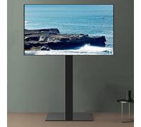 AYCDL Supporto da Pavimento Universale per TV, Supporto per TV con Base in Metallo E Gestione dei Cavi, per TV da 32 A 65 Pollici, Salvaspazio per Camera da Letto/SOG,32-65in TV