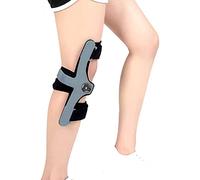 AYCDL Supporto per Ginocchio, Tutore per Iperestensione del Ginocchio, Ortesi Fissa Regolabile per Ginocchio Acl, Pcl, Osteoartrite, Recupero Post-Operatorio per Uomini E Donn,M