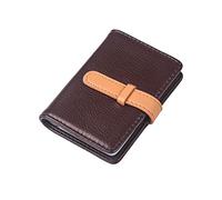 AYCLIF AYC-KRHL - Porta carte in ecopelle con chiusura a fibbia, colore: Marrone, marrone, Standard