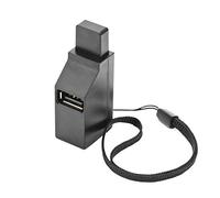 AYECEHI Mini Hub USB, 3 Porte 3.0 Hub USB ad alta velocità Splitter Plug and Play, USB Splitter Adattatore Portatile per PC, Laptop - Nero