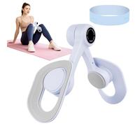 AYESY Attrezzo Interno Coscia, Attrezzi Esercizi Pavimento Pelvico Muscoli per Donne e Uomini, Allenatore per Cosce Correzione Glutei, con Fascia Elastica per Casa Yoga, Glutei Trimmer Blu