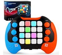 AYESY Fast Push Giochi Fidget Giocattoli, Portatili Console di Gioco Elettronica, Giocattoli Sensoriali Portatili con Autismo, per Ragazzi Ragazze 5-9 Anni, Flashing Quick Press Games per Bambini Nero