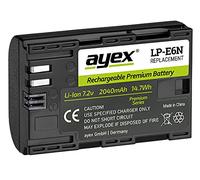 Ayex LP-E6 - Batteria Io-Lit per Canon 5D Mark II/5D Mark II/7D/6D