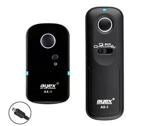 ayex Telecomando Wireless AX-1 Compatibile con Olympus UC1 ad es. E-PL8 E-620 E-600 E-520 E-510 SP-810 UZ SZ-300MR SZ-20 PEN-F con molte funzion