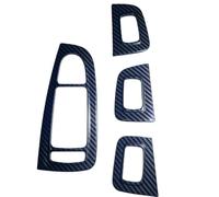 AYEXNSV Pannello di controllo del pulsante dell'interruttore del finestrino del bracciolo della portiera, adesivo decorativo compatibile con Mercedes-Benz W205 X253 Classe C GLC(A1)