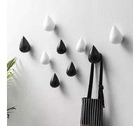 AYGCI Gancio Creativo Gocce d'acqua Ganci per vestiti Gancio Da Parete In Legno Hanger Decorazione Moderna Della Parete 2 pezzi