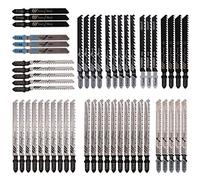 AYGCI Lame per Seghetto Alternativo Wood and Metal 52 Pezzi Accessorio per Seghetto Alternativo con Codolo a T Set Lame per Seghetto Alternativo Universale Compatibile con Maggior Parte delle Marche