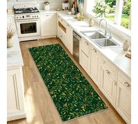 AYHSMNOU Tappeti Cucina Moquette Pavimento Moderno Verde 60x250cm