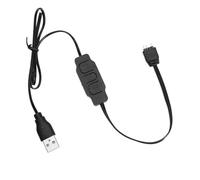 AYHWP - Controller LED ARGB da 5 V, 3 pin, 70 cm, con USB, mini controller RGB con pulsanti, ARGB per fan del PC e strisce luminose