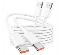 AYHYHLJZJ Confezione da 2 cavi da 1 m, 120 W, 6 A, originali Hypercharge per Xiaomi Redmi Note 12 13 13T 14 14T 15 Ultra Pro 5G A5 A3 15C 14C, POCO F7 Ultra M7 X7 C85 C75, tipo A a tipo C per Xiaomi