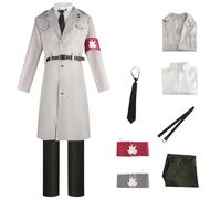 AYIMEIS Anime AOT Cosplay Costume AOT Stagione 4 Cosplay Marley Uniform Halloween Carnival Christmas Party Stage Performance Costume per Adulti