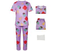 AYIMEIS Donna Zoe Cosplay Costume Pigiama 2 Pezzi Anime Demon Hunters Costume Girl Group Zoe Uniforme Natale Halloween Carnevale Party Stage Performance Vestire Adulto XS-3XL