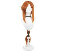 AYIMEIS Flamme Cosplay Parrucca Arancione 80cm Lungo Anime Frieren at the Funeral Cosplay Frieren Wig Natale Halloween Carnevale Party Performance Costume Accessori Anime Parrucca Adulti