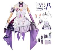 AYIMEIS Honkai Star Rail Castorice Cosplay Costume Completo con Parrucca Honkai Star Rail Cosplay Outfit Castorice Uniforme Natale Halloween Carnevale Party Stage Performance