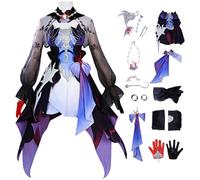 AYIMEIS Honkai Star Rail Helektra Cosplay Costume Completo con Parrucca Honkai Star Rail Cosplay Outfit Helektra Uniforme Natale Halloween Carnevale Party Stage Performance