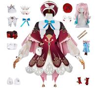 AYIMEIS Honkai Star Rail Hyacine Cosplay Costume Completo con Parrucca Honkai Star Rail Cosplay Outfit Hyacine Uniforme Natale Halloween Carnevale Party Stage Performance