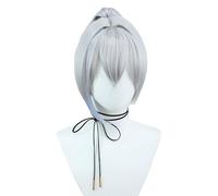 AYIMEIS Honkai Star Rail Silver Wolf Cosplay Parrucca Personaggi del Gioco Silver Wolf Wig Honkai Star Rail Cosplay Outfit Anime Parrucca Natale Halloween Carnevale Party Performance Accessori