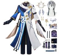 AYIMEIS Honkai Star Rail Sunday Cosplay Costume Completo con Parrucca Honkai Star Rail Cosplay Outfit Personaggi del Gioco Sunday Uniforme Natale Halloween Carnevale Party Stage Performance