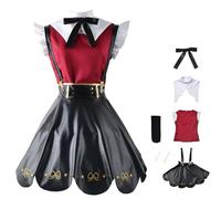 AYIMEIS Needy Girl Overdose Cosplay Costume Completo con Parrucca AME Chan Top Gonne e Accessori Personaggi del Gioco Kangel AME Chan JK Uniforme Natale Halloween Carnevale Party Stage Performance