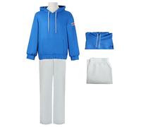 AYIMEIS Shin Asakura Cosplay Costume Completo con Parrucca Anime Sakamoto Days Cosplay Costume Shin Asakura Uniforme Natale Halloween Carnevale Party Stage Performance Adulto