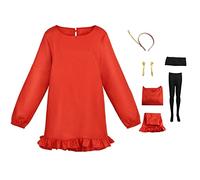 AYIMEIS Yor Forger Cosplay Costume Set con Parrucca Anime Spy X Family Costume Yor Cosplay Uniforme Rosso Halloween Carnival Party Performance Travestimento per Adulto XS-3XL