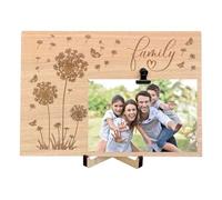 Ayizhiniu Cornice Portafoto Legno, Cornice Personalizzata, Cornice Legno Regali, Cornici per Foto Particolari, Applica a Registra Storie Famiglia e Rafforza Legami Emotivi Attraverso Foto