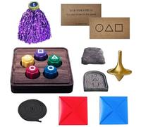 Ayizhiniu Gonggi Korean Game, Gonggi Jack Stone Pebbles Set, Gioco Tradizionale Coreano Gonggi, Applica a Gioco Coordinazione Occhio Mano per Tutta Famiglia